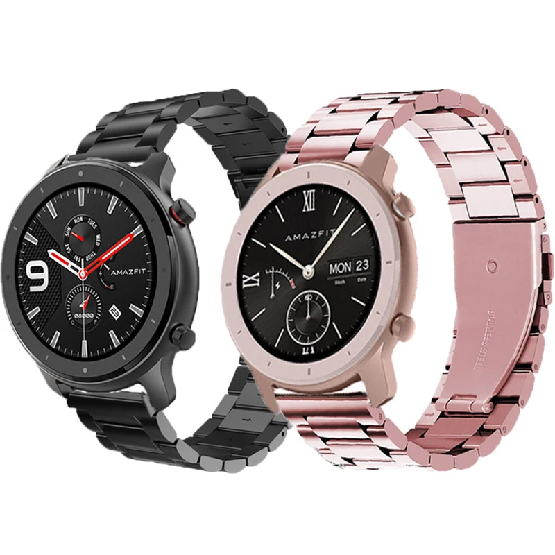 Ремешок сменный из нержавеющей стали для смарт-часов Xiaomi Huami Amazfit GTR 42 мм 47 мм 2E/GTS 2
Ремешок сменный из нержавеющей стали для смарт-часов Xiaomi Huami Amazfit GTR 42 мм 47 мм 2E/GTS 2