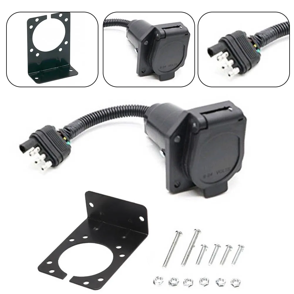 American RV Trailer Plug Socket 4 To 7 Pin Trailer Converter Trailer Connector Automobiles Parts RV Parts Accessories
American RV Trailer Plug Socket 4 To 7 Pin Trailer Converter Trailer Connector Automobiles Parts RV Parts Accessories
