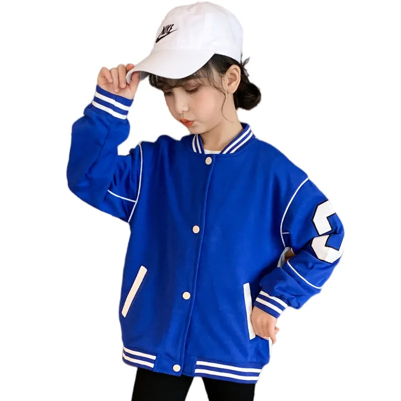 2022 Spring Autumn Sport Girl Jacket Baseball Children School Uniform Jackets Girl Coat Outwear Teenager Clothing Kids 4-13 Year
2022 Spring Autumn Sport Girl Jacket Baseball Children School Uniform Jackets Girl Coat Outwear Teenager Clothing Kids 4-13 Year