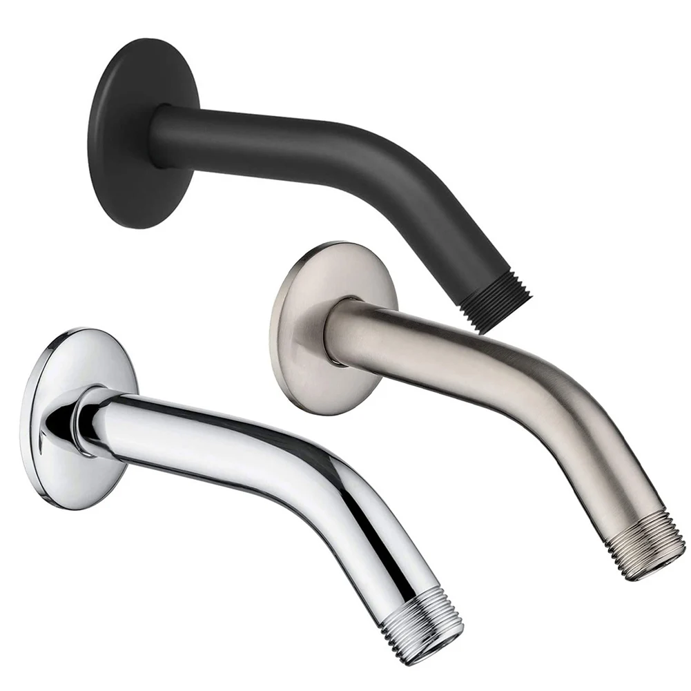 6 Inch Stainless Steel Shower Arm Silver Chrome Plated Wall Mounted Shower Head Extension Pipe Bathroom Accessories
6 Inch Stainless Steel Shower Arm Silver Chrome Plated Wall Mounted Shower Head Extension Pipe Bathroom Accessories