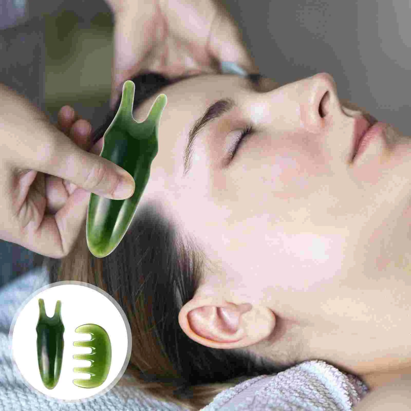 1 Set/ 2pcs Guasha Scraping Tool Guasha Tool Guasha Stone Set Scraping Board Comb for Back Legs Arms Neck Shoulder
1 Set/ 2pcs Guasha Scraping Tool Guasha Tool Guasha Stone Set Scraping Board Comb for Back Legs Arms Neck Shoulder