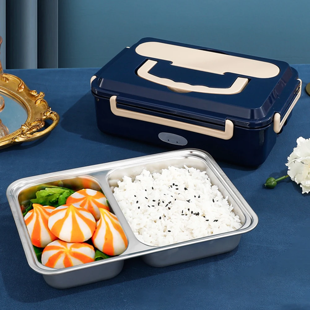110V Electric Heating Lunch Box Portable For Car Office Food Warmer Container Fruit Food Box Microwave Lunch Box With Fork
110V Electric Heating Lunch Box Portable For Car Office Food Warmer Container Fruit Food Box Microwave Lunch Box With Fork