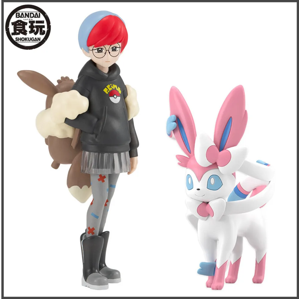 В наличии оригинальная аниме-фигурка Bandai Pokemon Paldea Region Botan Lily Sylveon ПВХ