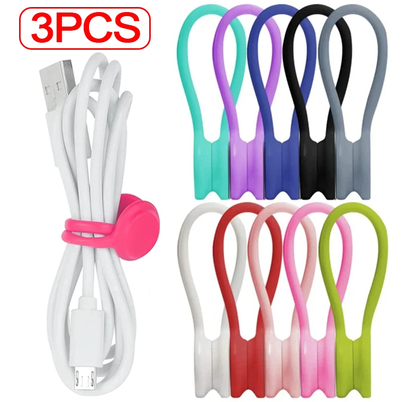3Pcs/Pack Silicone Magnetic Earphone Cable Winder Portable Mini Multifunction USB Charging Wire Earphone Line Organizer Clips
3Pcs/Pack Silicone Magnetic Earphone Cable Winder Portable Mini Multifunction USB Charging Wire Earphone Line Organizer Clips
