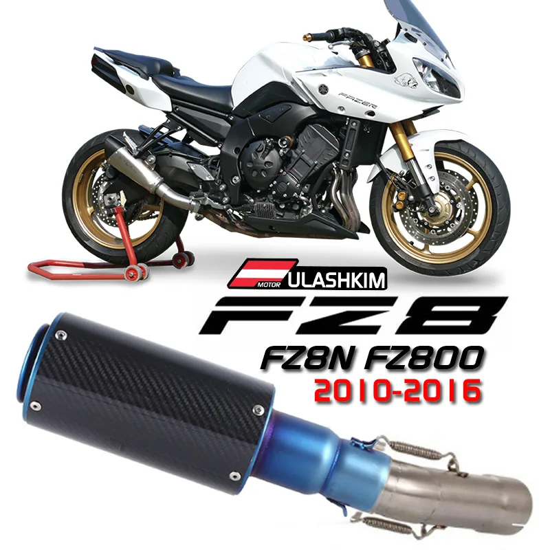 Slip On For Yamaha Fazer FZ8 FZ8N FZ800 2010 To 2016 Motorcycle Full System Muffler Escape Exhaust Middle Link Pipe Accessories
Slip On For Yamaha Fazer FZ8 FZ8N FZ800 2010 To 2016 Motorcycle Full System Muffler Escape Exhaust Middle Link Pipe Accessories