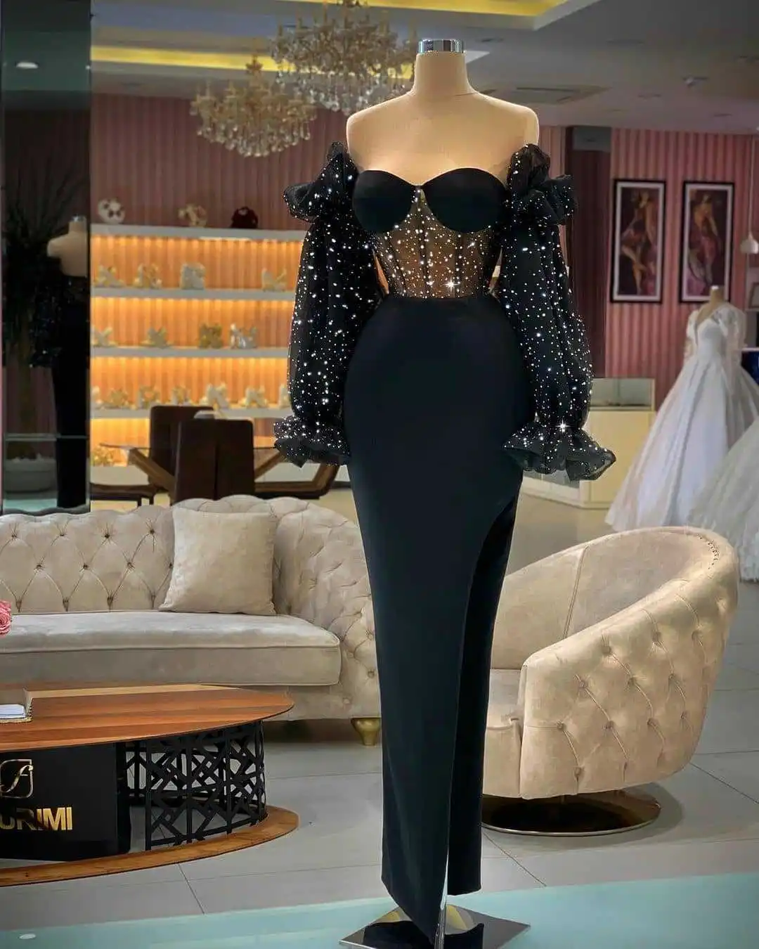 2022 Summer Women Sexy Off Shoulder Long Sleeve Mesh Sequins Black Mini Bodycon Bandage Dress Elegant Evening Club Party Dress
2022 Summer Women Sexy Off Shoulder Long Sleeve Mesh Sequins Black Mini Bodycon Bandage Dress Elegant Evening Club Party Dress