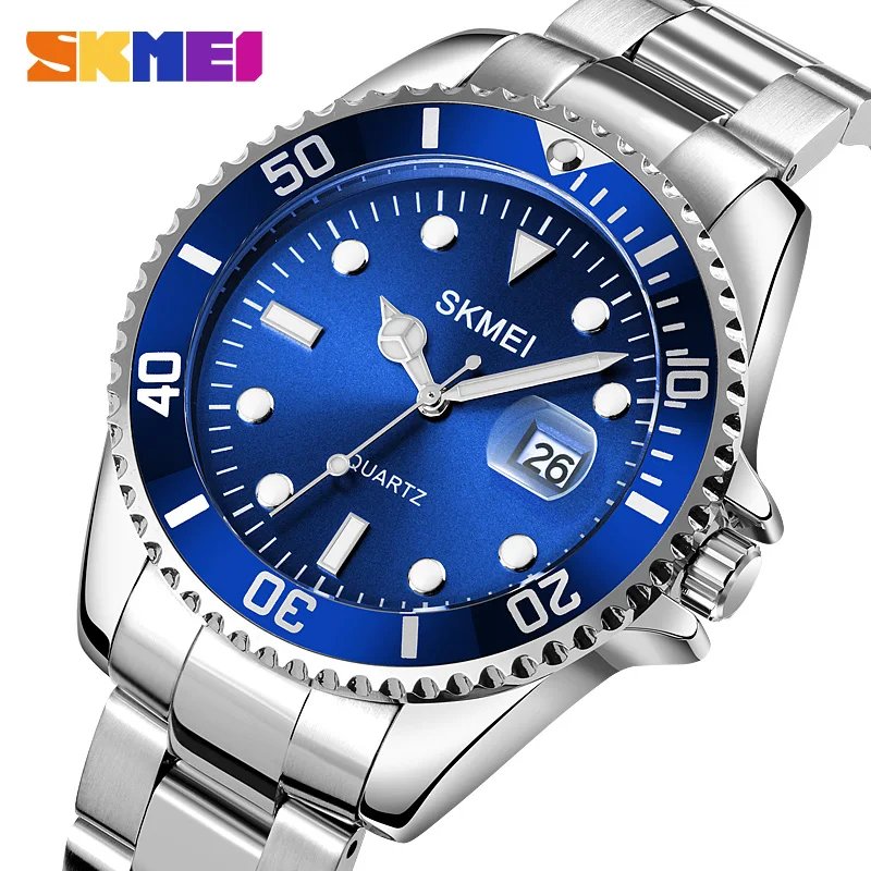 SKMEI Fashion Luxury Top Japan Quartz Watch Stainless Steel Waterproof Watch For Men Date Simple Design Wristwatch
SKMEI Fashion Luxury Top Japan Quartz Watch Stainless Steel Waterproof Watch For Men Date Simple Design Wristwatch
