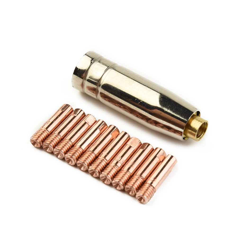 12x Copper Silver Accessories Power Nozzles Contact Tube Holder For MB-15AK Welding 0.9mm Inert Brass Hot Sale
12x Copper Silver Accessories Power Nozzles Contact Tube Holder For MB-15AK Welding 0.9mm Inert Brass Hot Sale