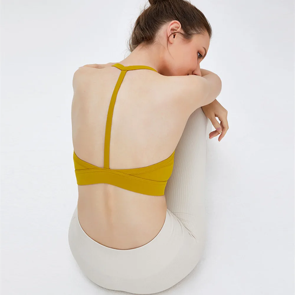 Minimalist Yoga Bra U Collar Thin Strap Sport Bras Women Big Backless Fitness Tops Sling Sportswear Gym Training Underwear
Minimalist Yoga Bra U Collar Thin Strap Sport Bras Women Big Backless Fitness Tops Sling Sportswear Gym Training Underwear