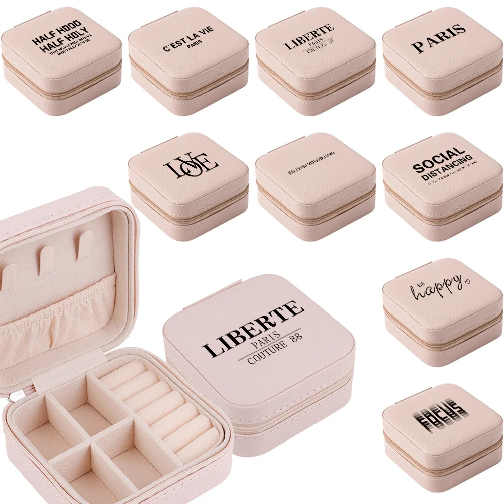 Jewelry Organizer Box Jewelry Ring Necklace Earrings Storage Box Text Pattern Jewelry Home Cosmetic Organizer Display
Jewelry Organizer Box Jewelry Ring Necklace Earrings Storage Box Text Pattern Jewelry Home Cosmetic Organizer Display