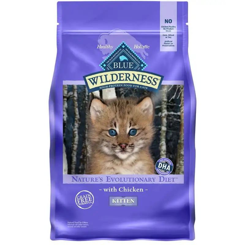 High Protein Chicken Dry Cat Food for Kittens, Grain-Free, 4 lb. Bag 
High Protein Chicken Dry Cat Food for Kittens, Grain-Free, 4 lb. Bag