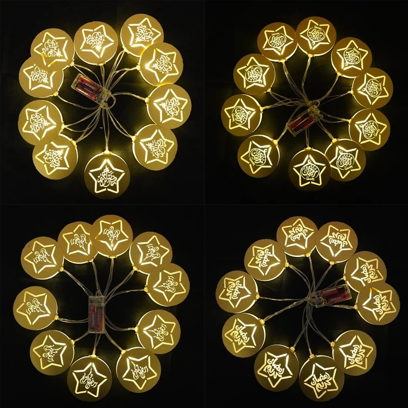Eid Ramadan String Light Led String Lights Battery Powered Led Party Lamp for Home Festival Outdoor Garden Decoration Religious
Eid Ramadan String Light Led String Lights Battery Powered Led Party Lamp for Home Festival Outdoor Garden Decoration Religious
