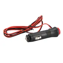 12V-24V Auto Car Cigar Lighter Socket Plug Connector Extension Cord with Switch Universal Cigarette-Lighter Plug Adapter