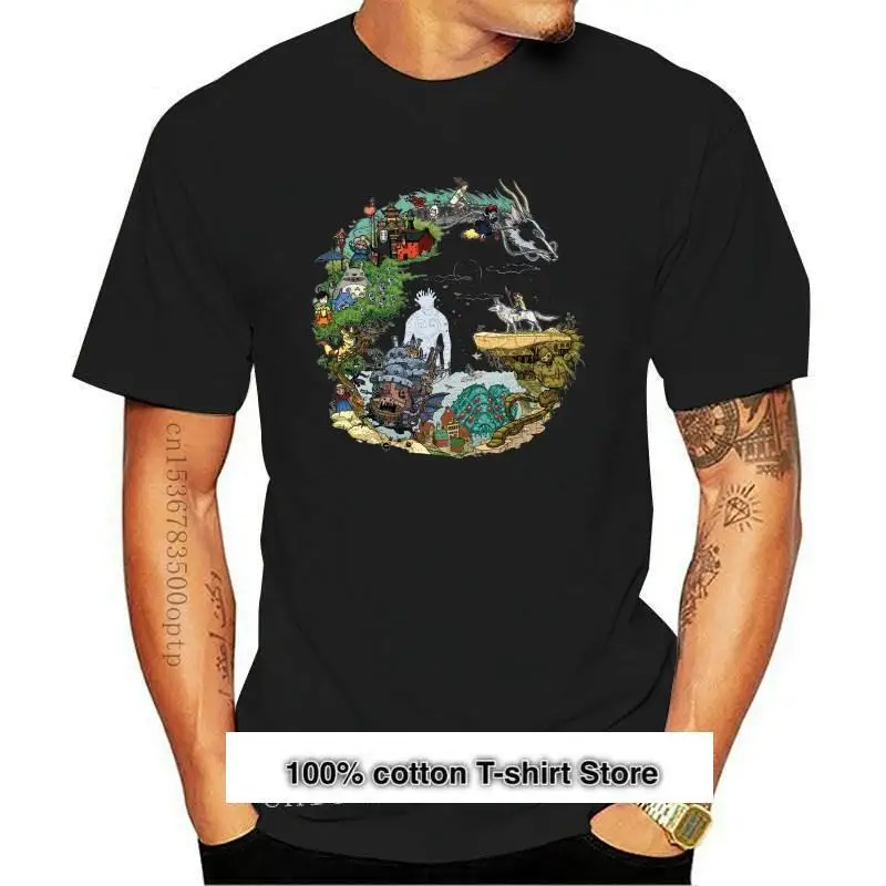 Camiseta de Totoro Miyazaki Hayao para mujer, ropa de dibujos animados de Anime, Spirit Away, Studio Ghibli, japonesa
Camiseta de Totoro Miyazaki Hayao para mujer, ropa de dibujos animados de Anime, Spirit Away, Studio Ghibli, japonesa
