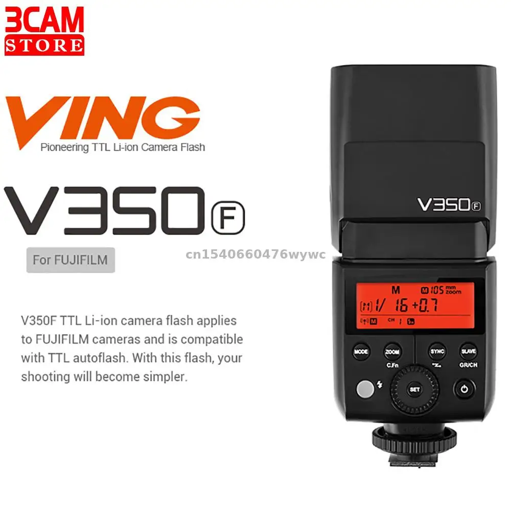 Вспышка Godox V350F для Fujifilm TTL 1/8000s HSS 2,4G Беспроводная вспышка для камеры Speedlite для Fujifilm X-Pro2 X-T2 камера
Вспышка Godox V350F для Fujifilm TTL 1/8000s HSS 2,4G Беспроводная вспышка для камеры Speedlite для Fujifilm X-Pro2 X-T2 камера