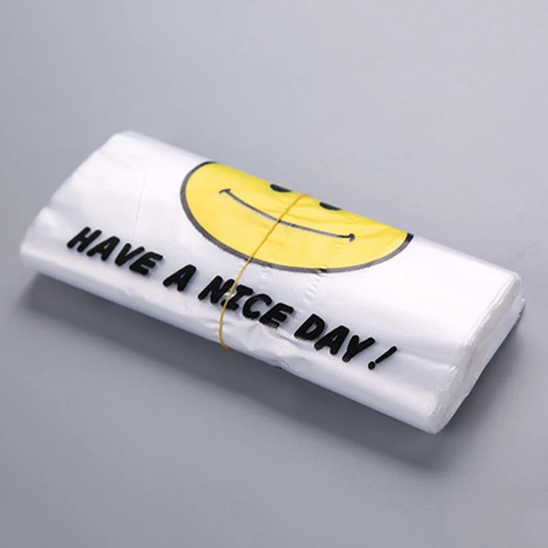 50pcs/Lot 23x20cm Supermarket Plastic Bags Transparent Shopping Bag Handle Fruit Food Packaging Carry Out Bags
50pcs/Lot 23x20cm Supermarket Plastic Bags Transparent Shopping Bag Handle Fruit Food Packaging Carry Out Bags