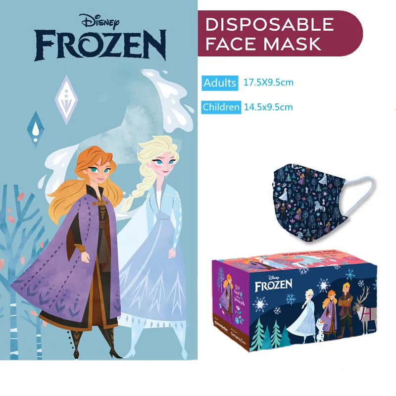2022 Disney New Adult/child Anime Cartoon Disposable Mask Frozen Face Masks Cartoon Kawaii Three-layer Protective Mascarillas
2022 Disney New Adult/child Anime Cartoon Disposable Mask Frozen Face Masks Cartoon Kawaii Three-layer Protective Mascarillas