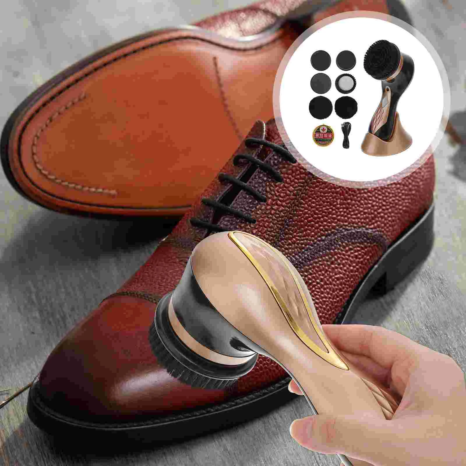 Shoe Polisher Cleaner Brush Electric Portable Handheld Shoes Cleaning Tool for Shoe Bag Sofa
Shoe Polisher Cleaner Brush Electric Portable Handheld Shoes Cleaning Tool for Shoe Bag Sofa