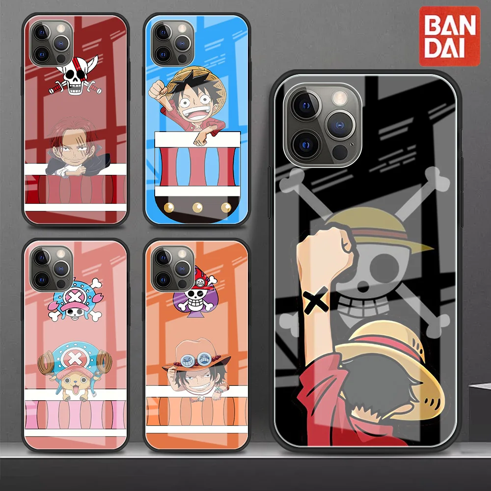 Стеклянный чехол Pirate King Q Version для Samsung Galaxy S22 Ultra S20 FE S21 Plus S10 5G Note 20 10 Lite 9 S10e S9 S8
