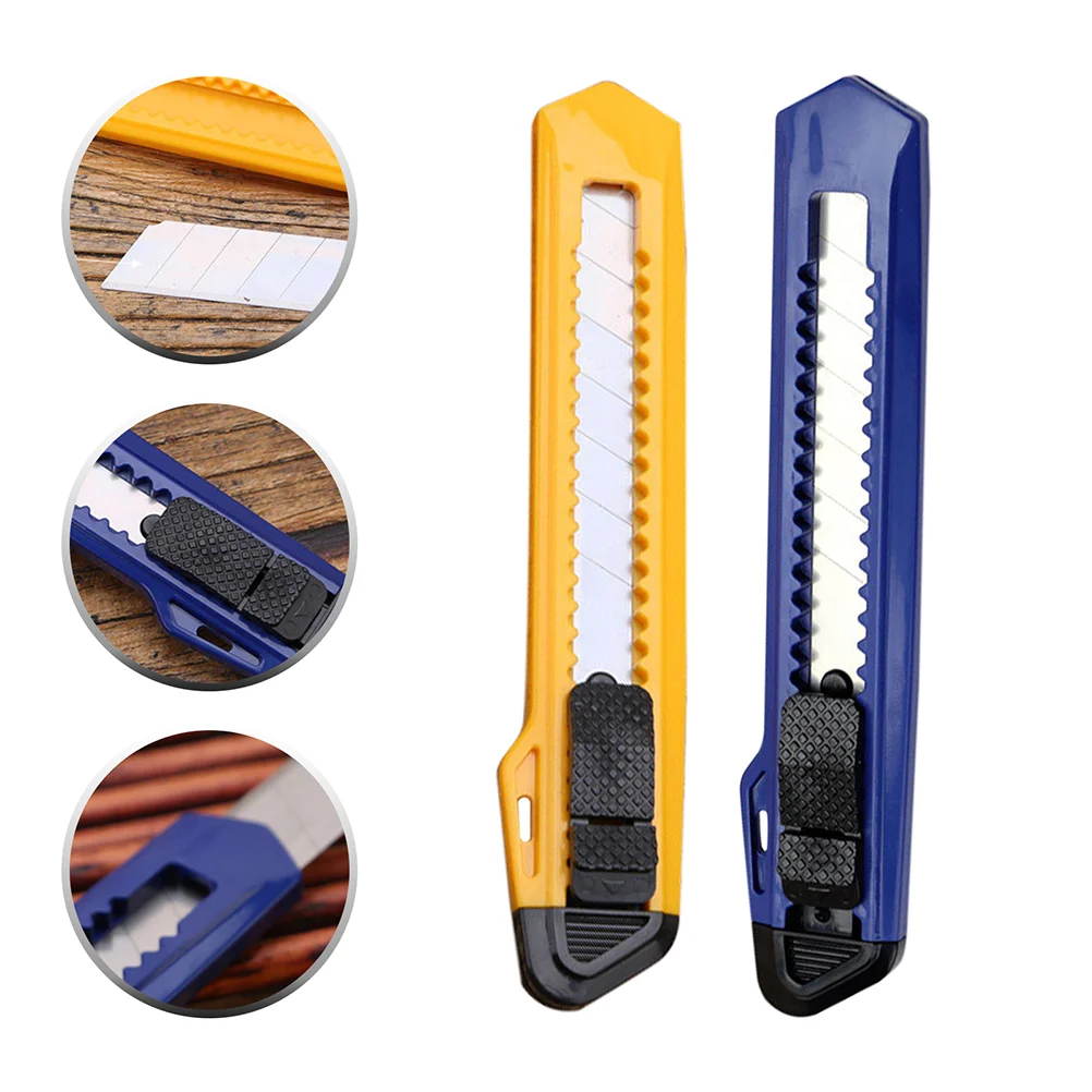 2Pcs Retractable Paper Cutting Knives Art Craft Cutters Stainless Steel Utility Cutters
2Pcs Retractable Paper Cutting Knives Art Craft Cutters Stainless Steel Utility Cutters