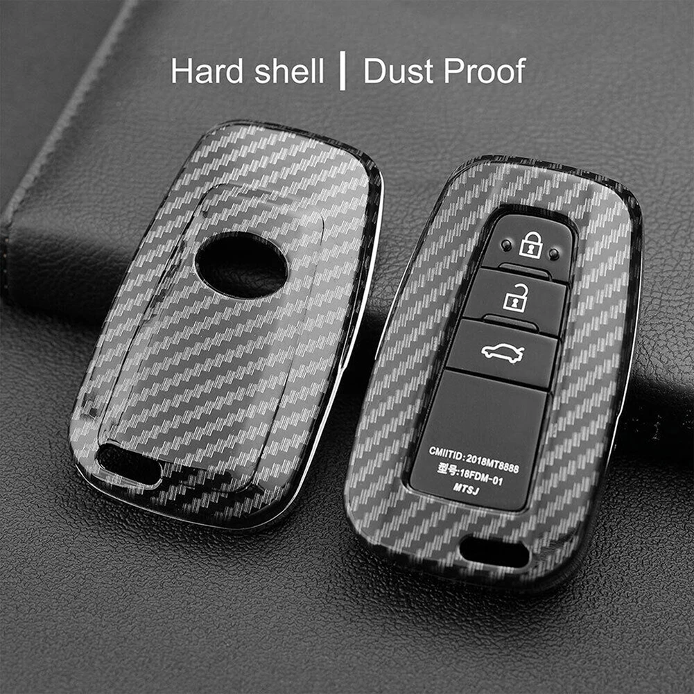 Carbon Fiber Smart Key Fob Cover Case Protection For Toyota For RAV4 For Camry For Corolla Interior Accessories
Carbon Fiber Smart Key Fob Cover Case Protection For Toyota For RAV4 For Camry For Corolla Interior Accessories