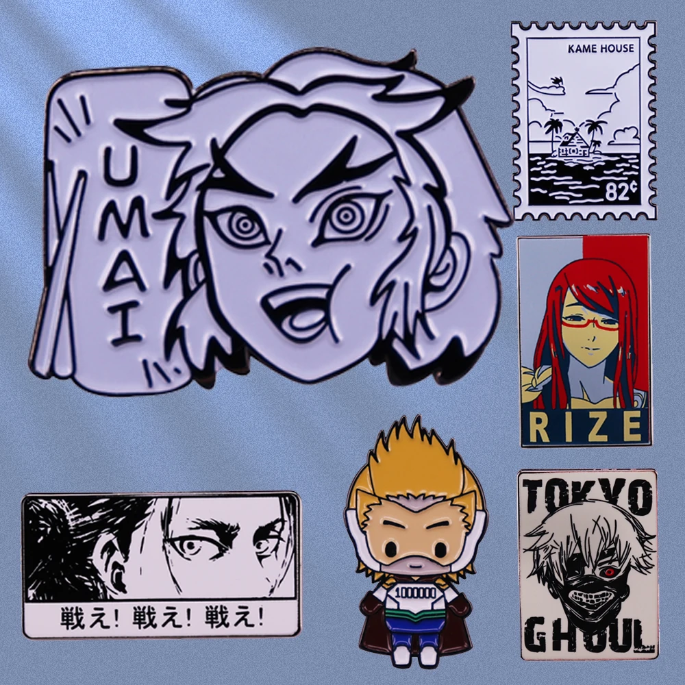 New Japanese Anime Enamel Pin Ghoul Brooch Lapel for Backpack Clothing Briefcase Badges Decoration
New Japanese Anime Enamel Pin Ghoul Brooch Lapel for Backpack Clothing Briefcase Badges Decoration