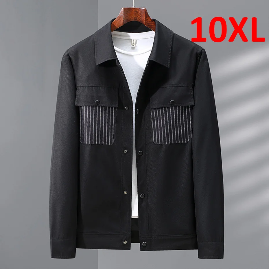 2024 Spring Men Plus s Pocket Patchwork Fashion Casual Buttons Jacket Male Big Size 8XL 9XL 10XL
2024 Spring Men Plus s Pocket Patchwork Fashion Casual Buttons Jacket Male Big Size 8XL 9XL 10XL