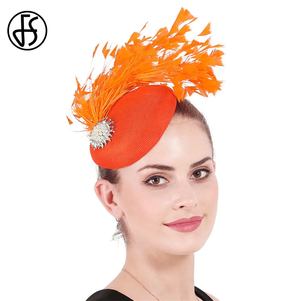 FS Ladies Fascinators Hat For Wedding Feather Pillbox Hats Vintage European And American Style Hair Clip Church Party Derby Hats
FS Ladies Fascinators Hat For Wedding Feather Pillbox Hats Vintage European And American Style Hair Clip Church Party Derby Hats