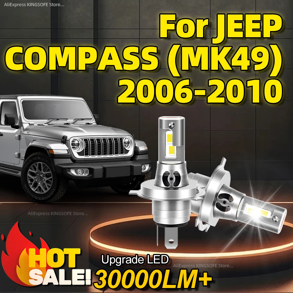 Беспроводная автомобильная лампа головного света 200 Вт H4 чип CSP с вентилятором