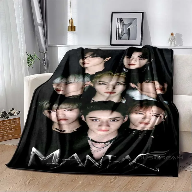 

Stray Kids Throws Blanket Fashion K-Pop Gift Sofa Blanket for Adults and Children Bedroom Living Room Decor Blanket Dropshi