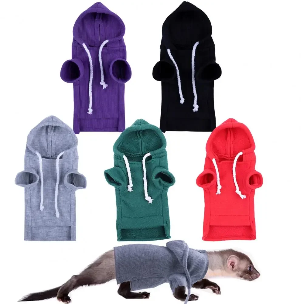 Stylish Pet Clothes Pet Hoodie With Thick Hoodie Fleece Cozy 1pc Elastic Ferret Drawstring Hoodie Pet Small Fluffy Sweatshirt
Stylish Pet Clothes Pet Hoodie With Thick Hoodie Fleece Cozy 1pc Elastic Ferret Drawstring Hoodie Pet Small Fluffy Sweatshirt