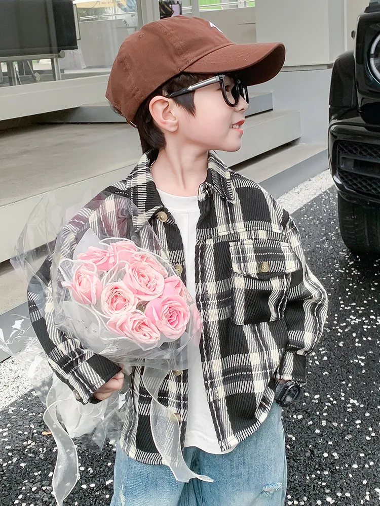 Boys' and Girls' Unisex Outerwear Spring and Autumn New Children's Outerwear Korean Children's Fashion Handsome Top Fashion
Boys' and Girls' Unisex Outerwear Spring and Autumn New Children's Outerwear Korean Children's Fashion Handsome Top Fashion