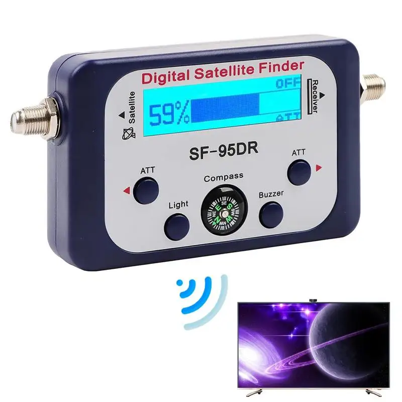 Satellite Signal Finder Digital Satellite Detector Camping Sat Signal Finders For Dish Network LCD Graphic Display Backlight
Satellite Signal Finder Digital Satellite Detector Camping Sat Signal Finders For Dish Network LCD Graphic Display Backlight