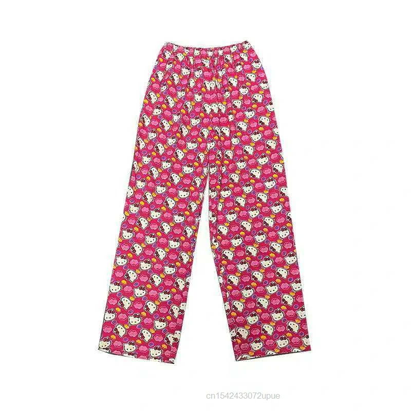 Hello Kitty Trousers Women New Wide Leg Pant Sanrio Lovely Loose High Waist Casual Thin Pants Aesthetic Y2k Traf Fashion Printed
Hello Kitty Trousers Women New Wide Leg Pant Sanrio Lovely Loose High Waist Casual Thin Pants Aesthetic Y2k Traf Fashion Printed