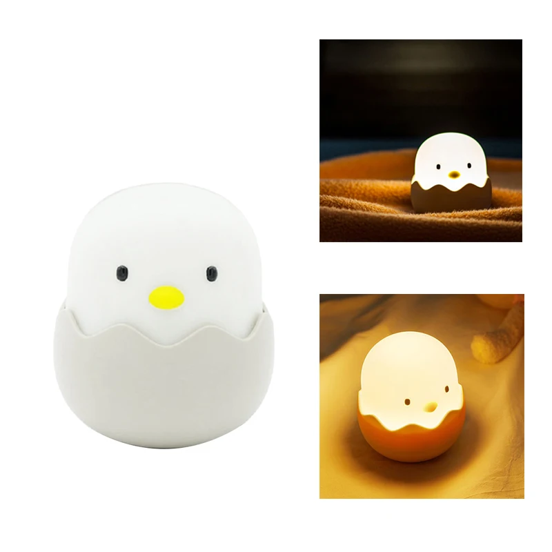 HOT SALE Children Night Light For Kids Soft Silicone USB Rechargeable Bedroom Decor Gift Chick Contact Night Lamp
HOT SALE Children Night Light For Kids Soft Silicone USB Rechargeable Bedroom Decor Gift Chick Contact Night Lamp