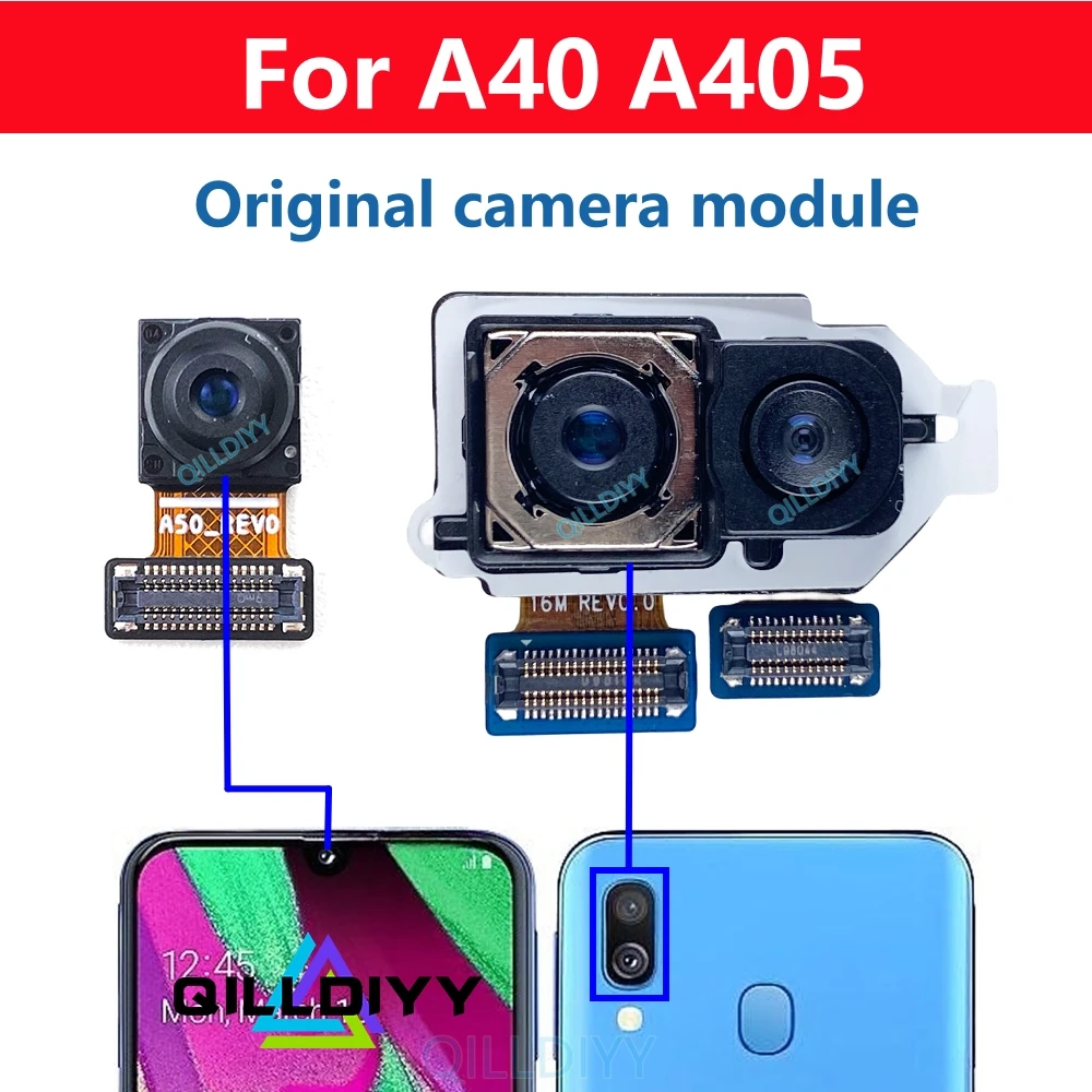 Original Parts For Samsung Galaxy A40 A405 A405F Rear Front Camera Main Selfie Backside Big Small Back Camera Module Flex Cable
Original Parts For Samsung Galaxy A40 A405 A405F Rear Front Camera Main Selfie Backside Big Small Back Camera Module Flex Cable