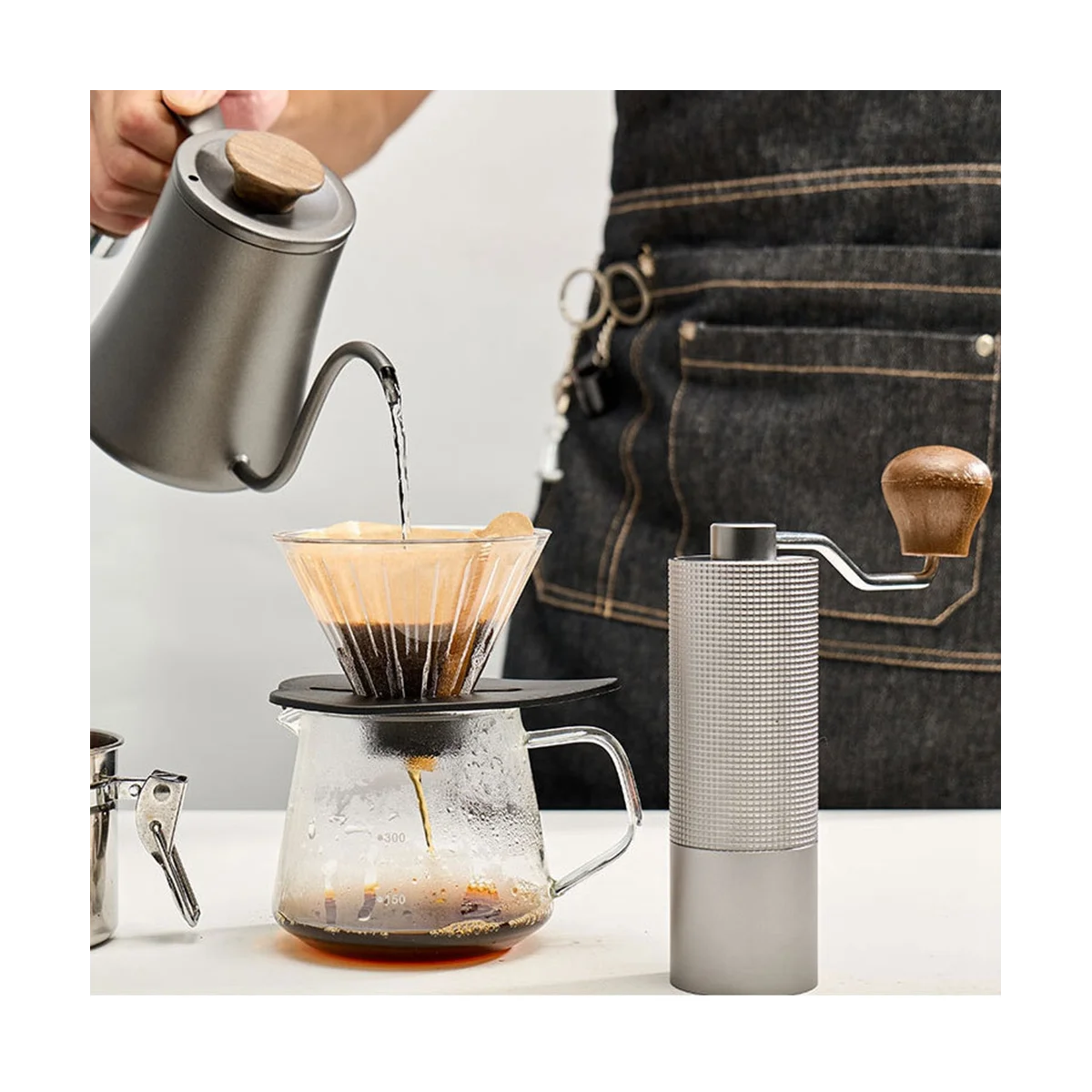 Manual Coffee Grinder Hand Adjustable Steel Core Burr for Kitchen Portable Hand Espresso Coffee Milling Tool A
Manual Coffee Grinder Hand Adjustable Steel Core Burr for Kitchen Portable Hand Espresso Coffee Milling Tool A