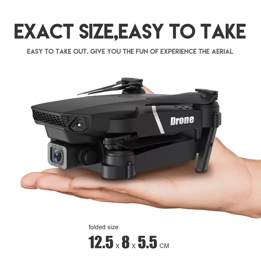 New Drone 4k Camera profesional Quadcopter E525 WIFI FPV Mini Drones With Wide Angle HD 1080P Foldable Dron Children Gift Toy
New Drone 4k Camera profesional Quadcopter E525 WIFI FPV Mini Drones With Wide Angle HD 1080P Foldable Dron Children Gift Toy