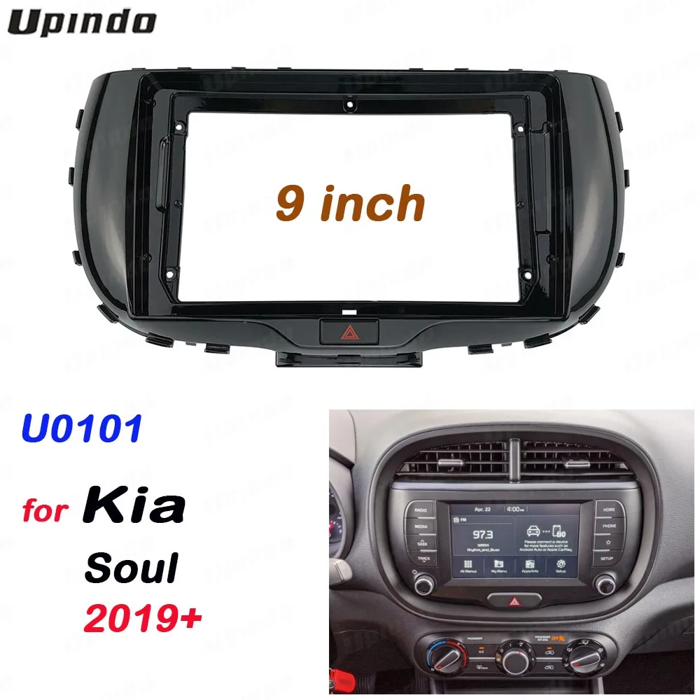2 Din 9 Inch Car Radio Installation DVD GPS Mp5 Plastic Fascia Panel Frame for KIA Soul 2019+ Dash Mount Kit
2 Din 9 Inch Car Radio Installation DVD GPS Mp5 Plastic Fascia Panel Frame for KIA Soul 2019+ Dash Mount Kit