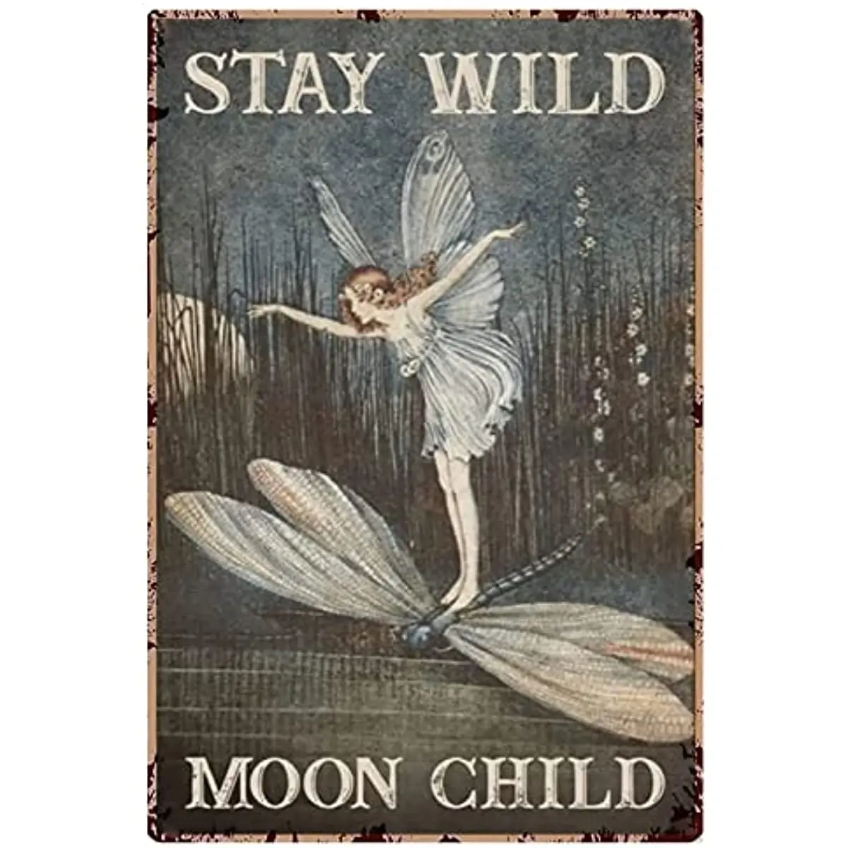 Винтажный металлический жестяной плакат со стрекозой, девушка, оставающаяся дикая луна, Детская офисная пещера, постер, ферма, искусство на стену в фотостудии, украшение для дома 
Винтажный металлический жестяной плакат со стрекозой, девушка, оставающаяся дикая луна, Детская офисная пещера, постер, ферма, искусство на стену в фотостудии, украшение для дома