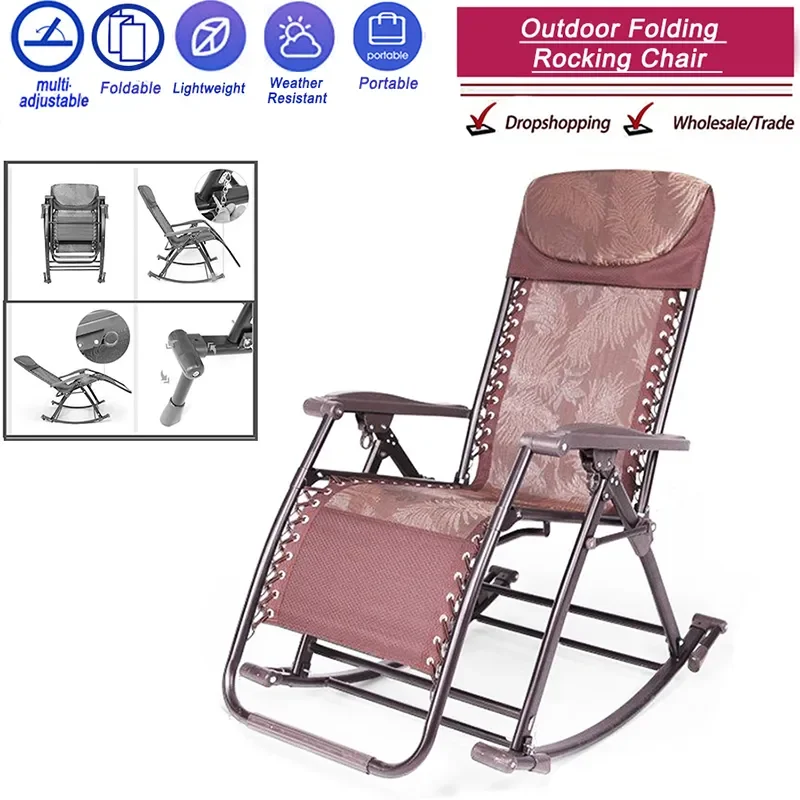 2023NEW Rocking chair lounge chair rocking chair balcony leisure chair adult folding siestas leisure chair zero gravity chair
2023NEW Rocking chair lounge chair rocking chair balcony leisure chair adult folding siestas leisure chair zero gravity chair