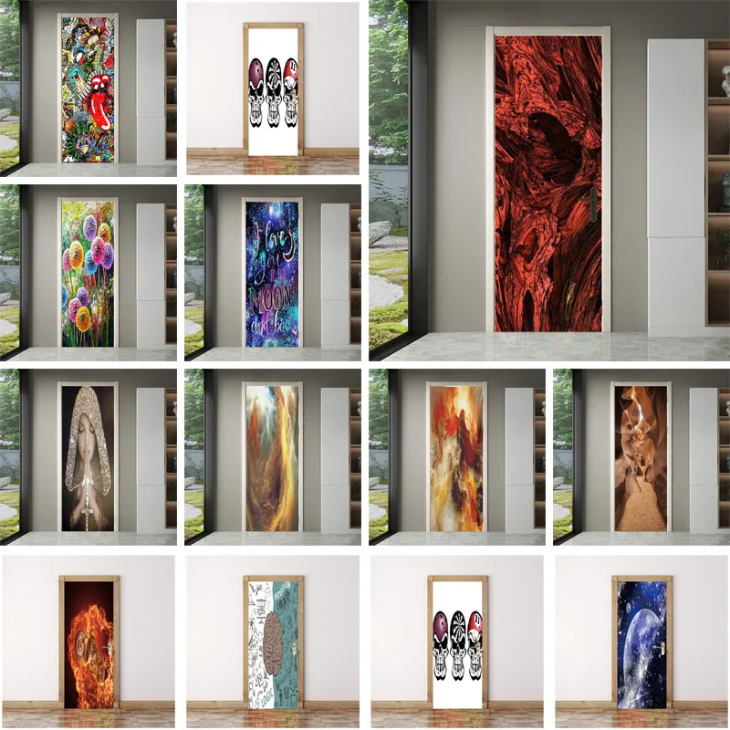 Self-adhesive Personality Galaxy Wallpaper PVC Poster Door Bedroom Decor Home Decor Decal Poster 3D Door Sticker Wallpaper
Self-adhesive Personality Galaxy Wallpaper PVC Poster Door Bedroom Decor Home Decor Decal Poster 3D Door Sticker Wallpaper