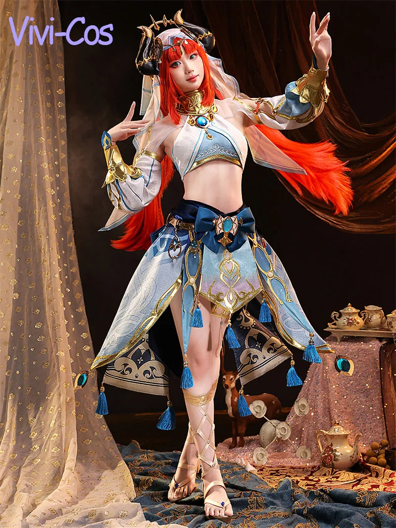 Vivi-Cos Game Genshin Impact Nilou сексуальные костюмы для косплея, Великолепный Изысканный костюм, Хэллоуин, ролевые игры, новая модель
Vivi-Cos Game Genshin Impact Nilou сексуальные костюмы для косплея, Великолепный Изысканный костюм, Хэллоуин, ролевые игры, новая модель