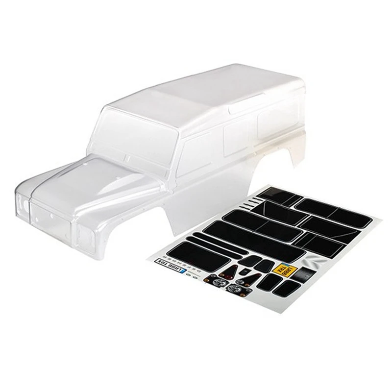 324Mm Wheelbase D110 Clear Body Shell Kit for 1/10 RC Crawler Car Traxxas TRX4 TRX-4 Upgrades Parts Accessories
324Mm Wheelbase D110 Clear Body Shell Kit for 1/10 RC Crawler Car Traxxas TRX4 TRX-4 Upgrades Parts Accessories