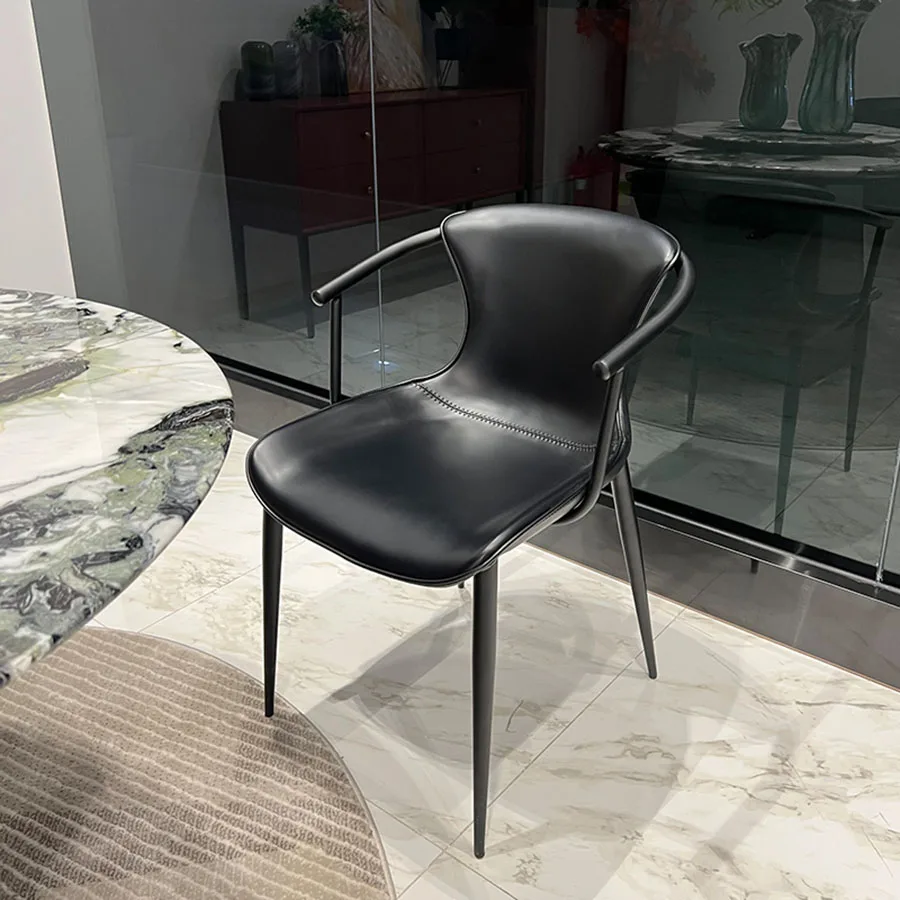 Italian Dining Chair Black Leather Slim Covers Neoclassical Elegant Trendy Waterproof Chairs Portable Muebles Hotel Furniture
Italian Dining Chair Black Leather Slim Covers Neoclassical Elegant Trendy Waterproof Chairs Portable Muebles Hotel Furniture