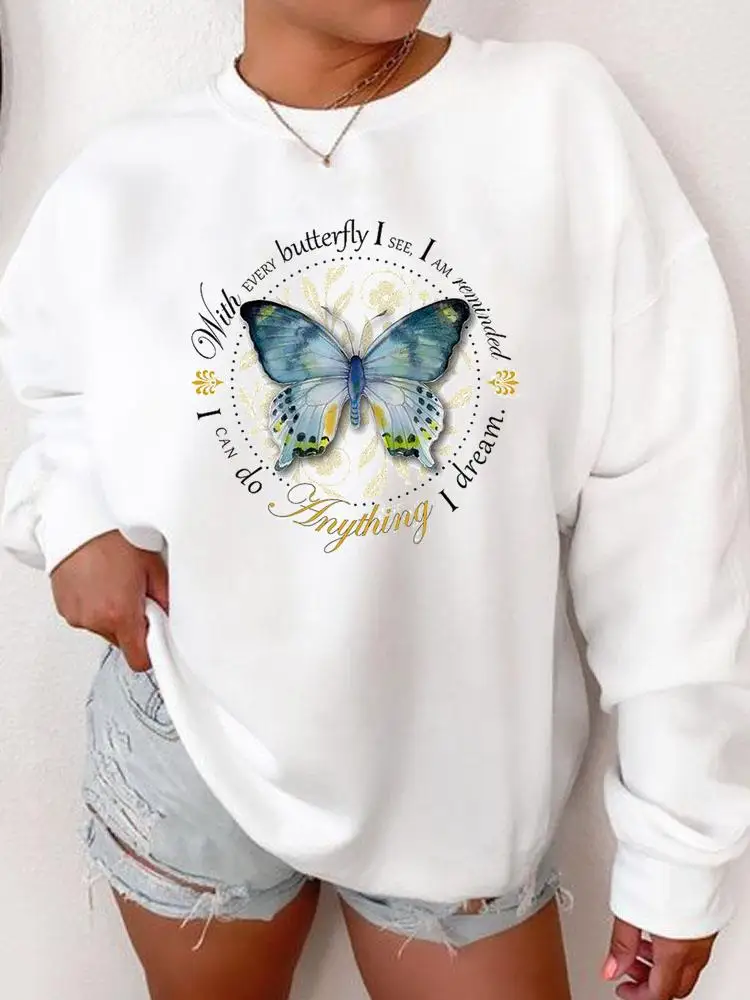 Autumn Spring Fashion Pullovers Women Long Sleeve Butterfly 90s Style Cute Clothing Casual Print Female Graphic Sweatshirts
Autumn Spring Fashion Pullovers Women Long Sleeve Butterfly 90s Style Cute Clothing Casual Print Female Graphic Sweatshirts
