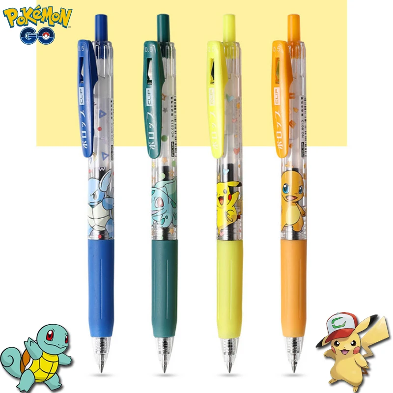 Cartoon Pokémon Pen Press Neutral Water Pen Cute Pikachu Student Writing Test 0.5mm Black Core Bullet School Supplies Gift
Cartoon Pokémon Pen Press Neutral Water Pen Cute Pikachu Student Writing Test 0.5mm Black Core Bullet School Supplies Gift