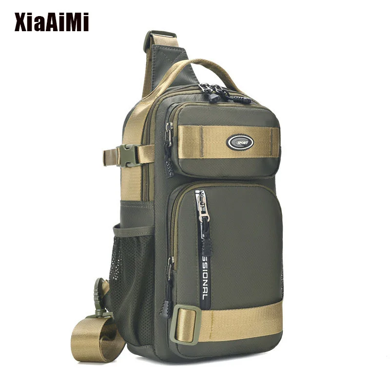 Fashion Large Capacity Shoulder Bag Men's Casual Outdoor Travel r Bag Multifunctional Waterproof Large Chest Bag
Fashion Large Capacity Shoulder Bag Men's Casual Outdoor Travel r Bag Multifunctional Waterproof Large Chest Bag