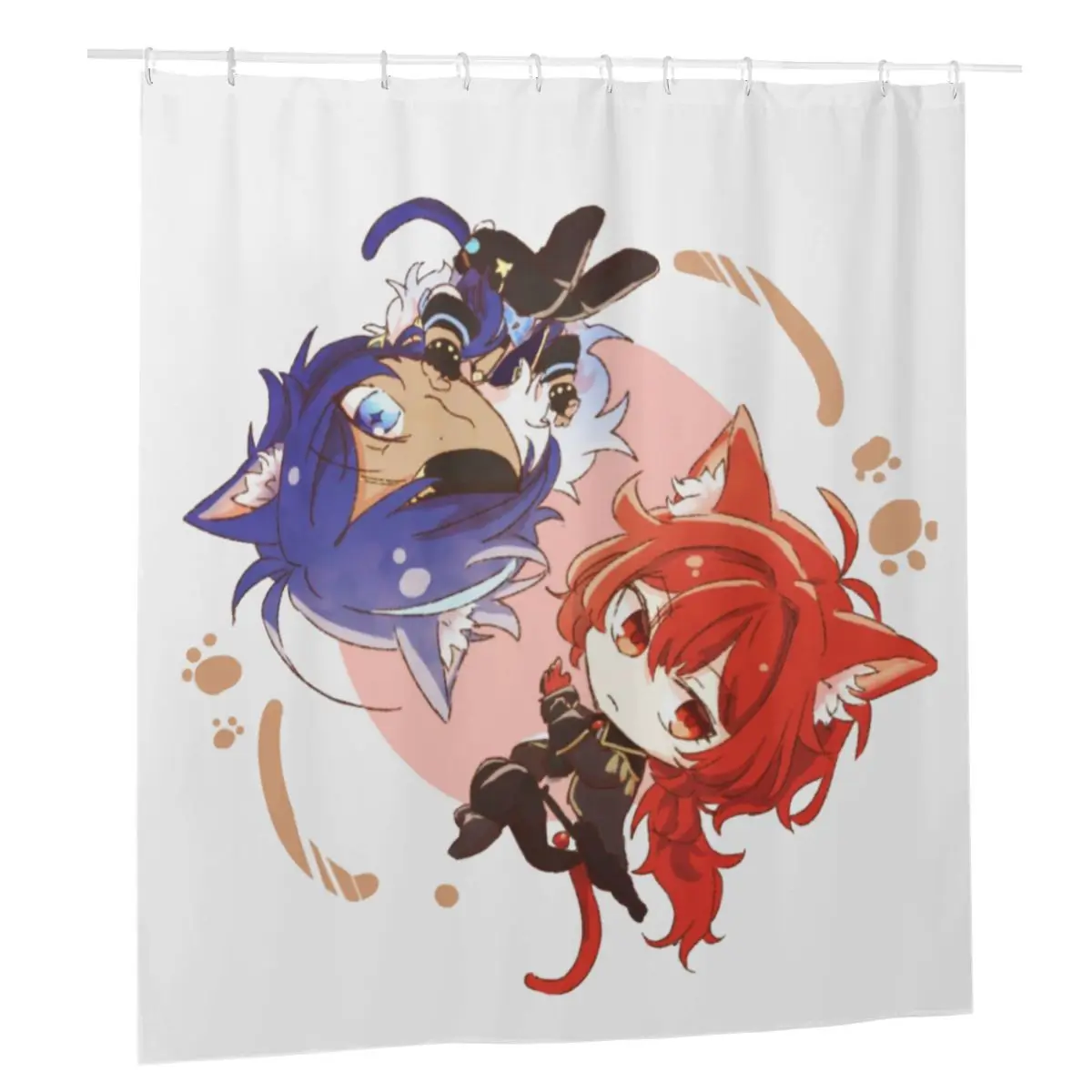 Genshin Impact Chibi Kaeya And Diluc Duo Shower Curtains Home Bath Curtains Anime Game Polyester Waterproof Frabic Curtain
Genshin Impact Chibi Kaeya And Diluc Duo Shower Curtains Home Bath Curtains Anime Game Polyester Waterproof Frabic Curtain