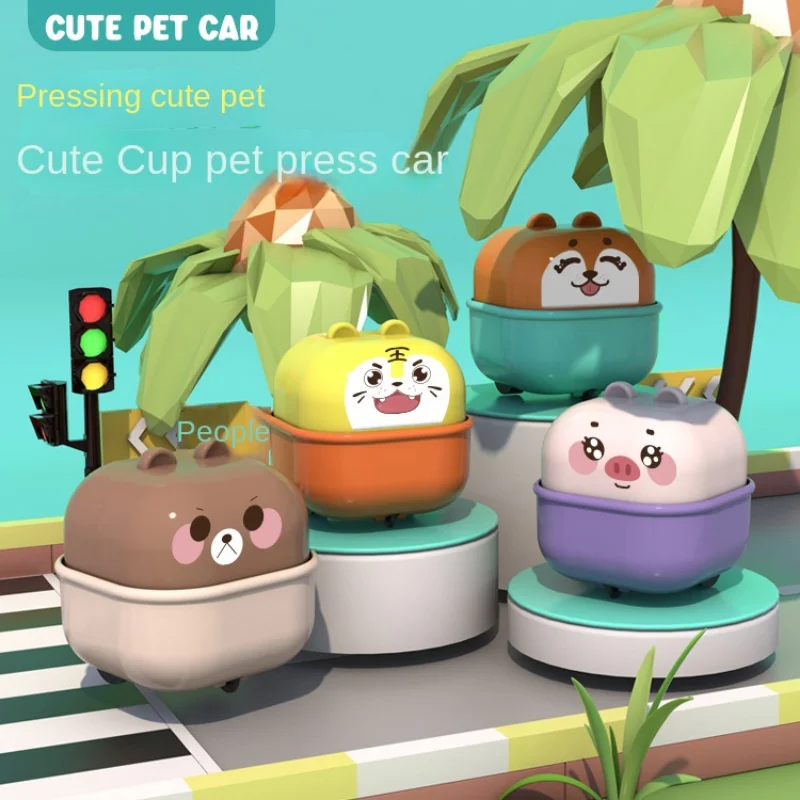 Cute Cup Pet Press Car Mini Car Model Toys Pull Car Cartoon Animal Inertia Car Toy for Children Birthday Gift
Cute Cup Pet Press Car Mini Car Model Toys Pull Car Cartoon Animal Inertia Car Toy for Children Birthday Gift